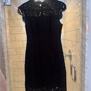 Elegant Black Lace Dress